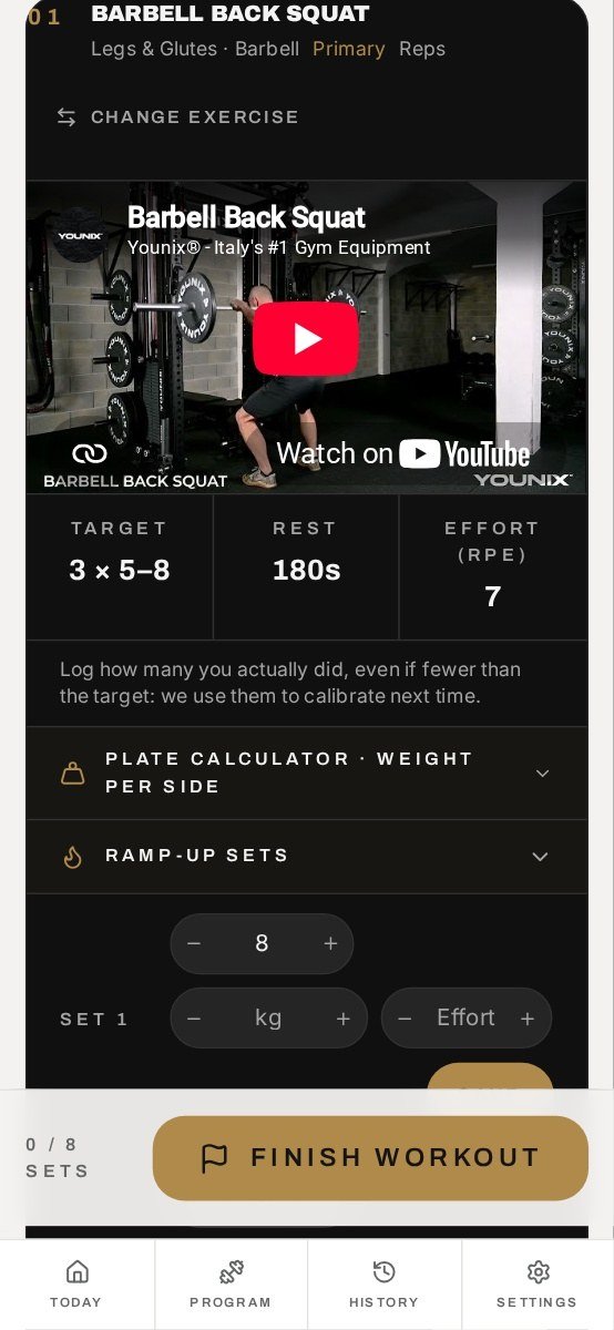 Younix Training System app